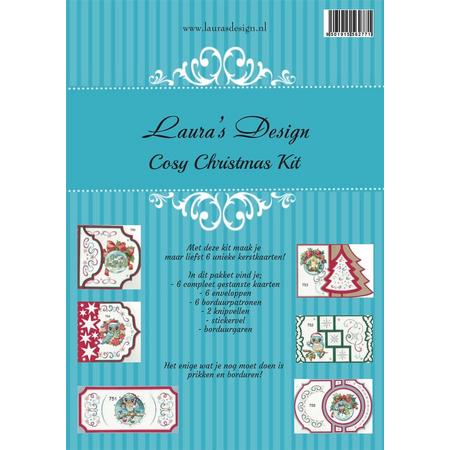 Kaartborduurpakket Cosy Christmas Kit